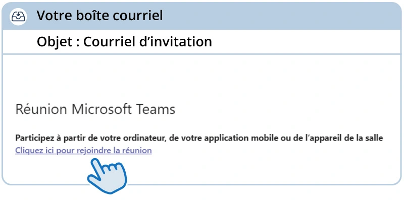 Exemple de courriel d’invitation